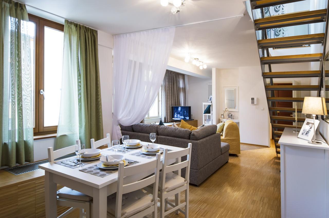 Modern Apartment Charvatova Prag Exterior foto